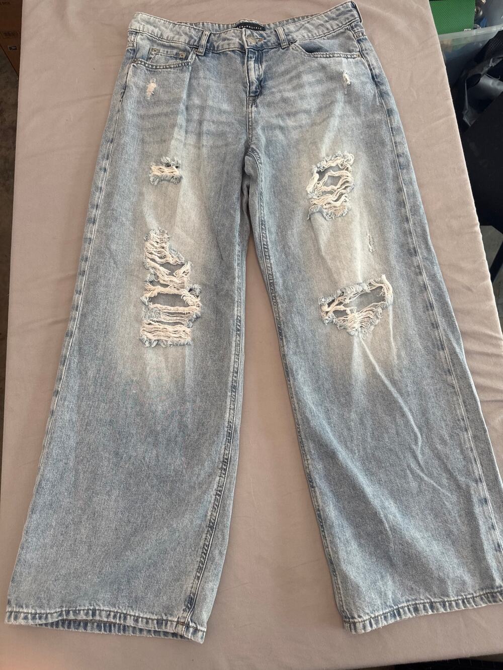 Aeropostale Aero Baggy Six Wide Leg Shorts Casual Streetwear Style
